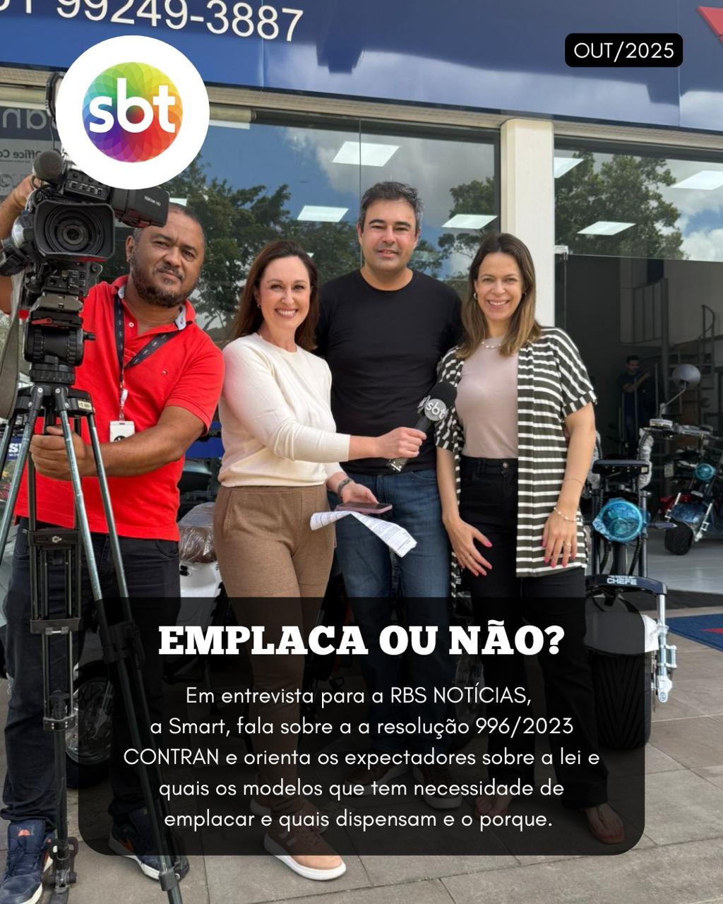 Matéria na mídia: Emplaca ou não emplaca
