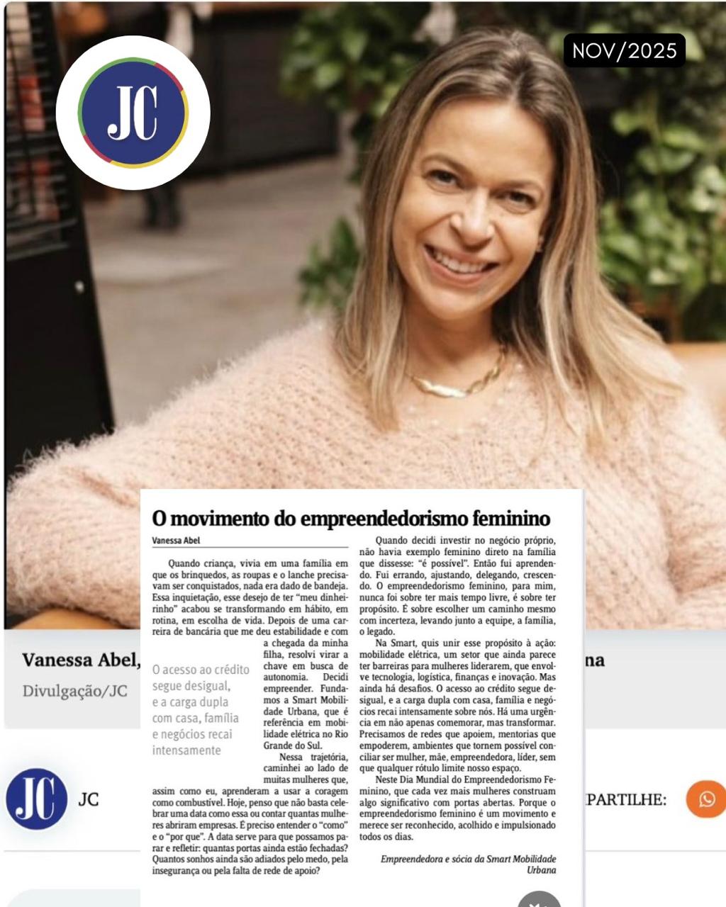 Matéria na mídia: Empreendedorismo feminino