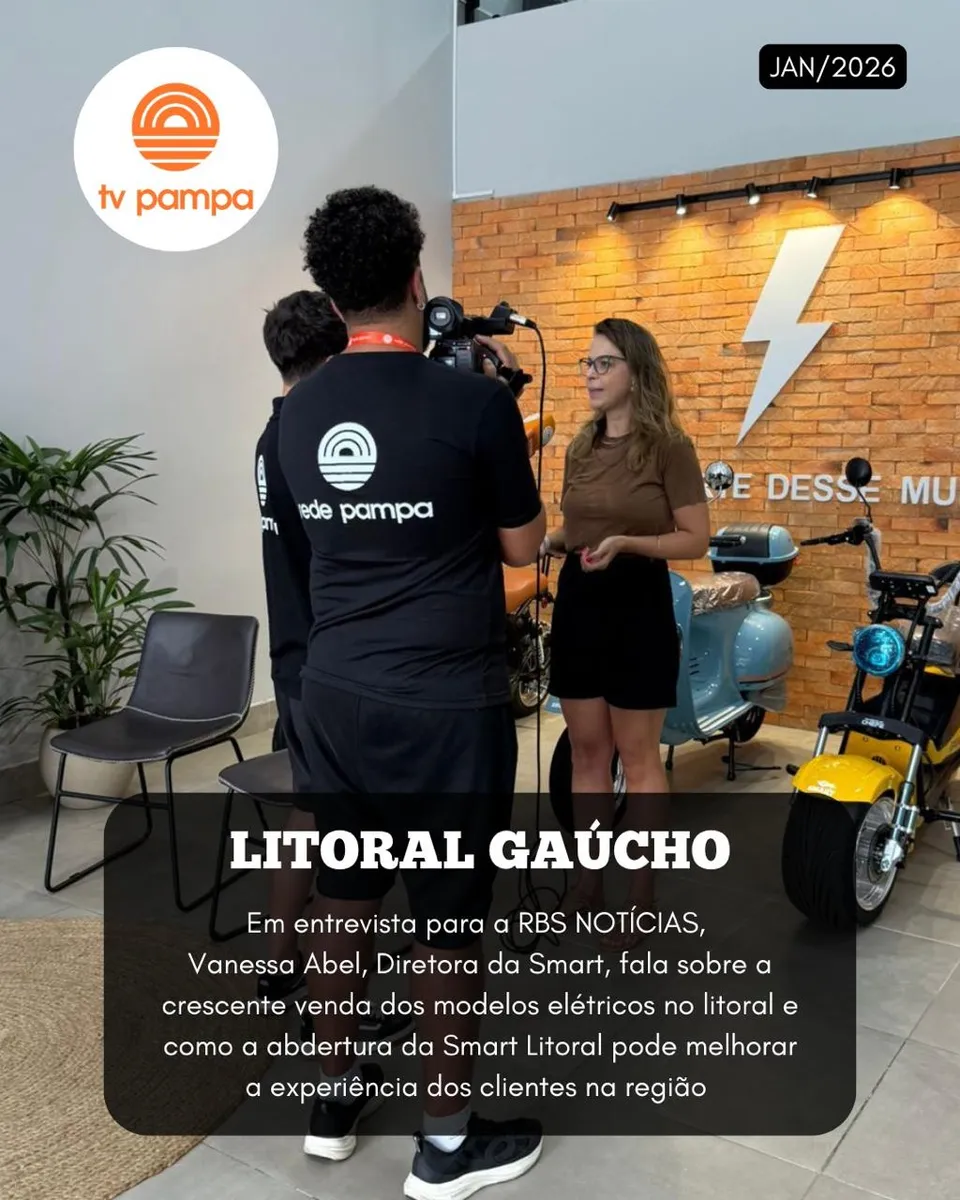 Matéria na mídia: Aumento de Moto Elétricas no Litoral